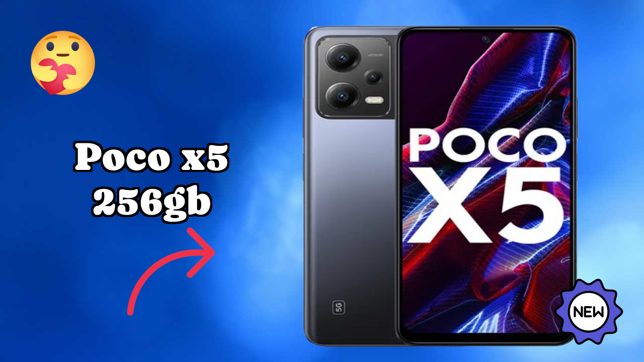 POCO X5 256GB Display Technology: Super AMOLED Quality