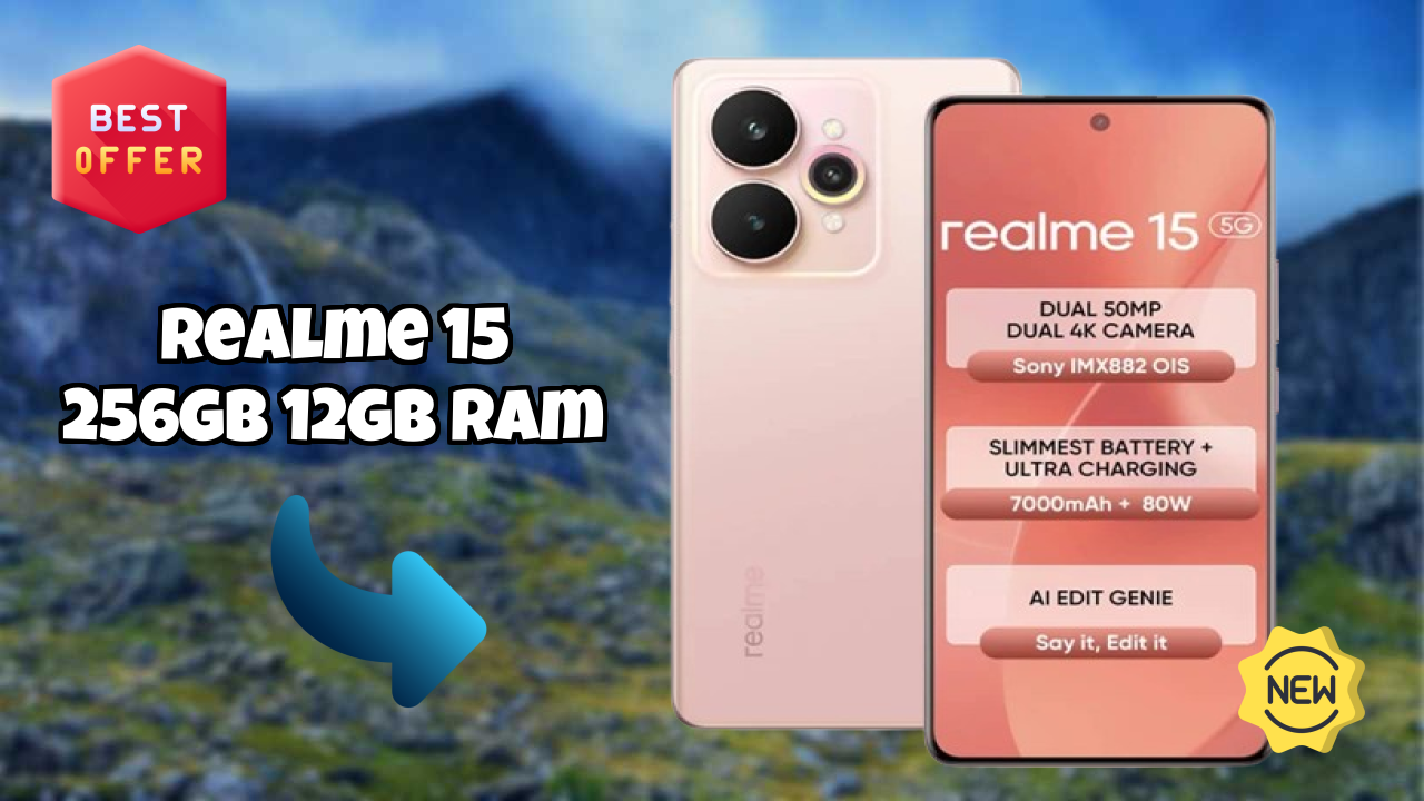 Realme 15 256GB 12GB RAM Display Analysis: 6.8 Inches (17.27 Cm) Screen