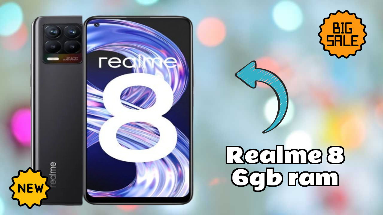 Realme 8 6GB RAM at ₹14,999 - Complete Specifications