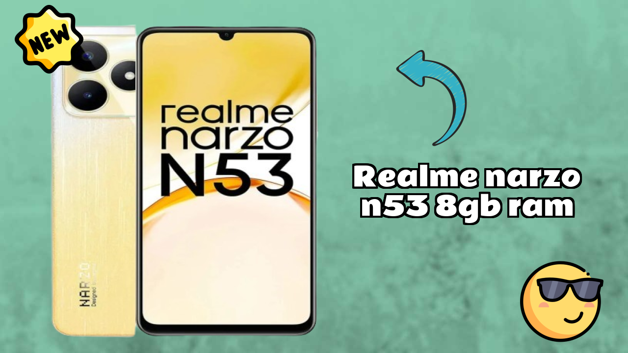 Realme Narzo N53 8GB RAM Display Size: 6.74 Inches (17.12 Cm) Screen Review