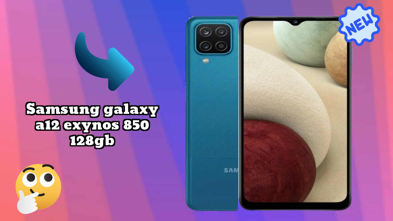 Samsung Galaxy A12 Exynos 850 128GB Display Technology: PLS TFT LCD Quality