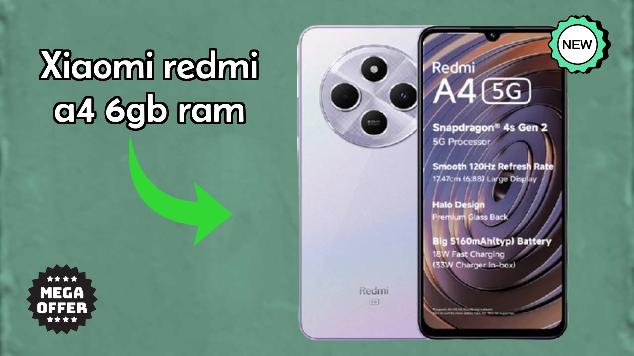 Xiaomi Redmi A4 6GB RAM at ₹8,999 - Complete Specifications